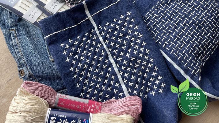 Visible Mending Jeans